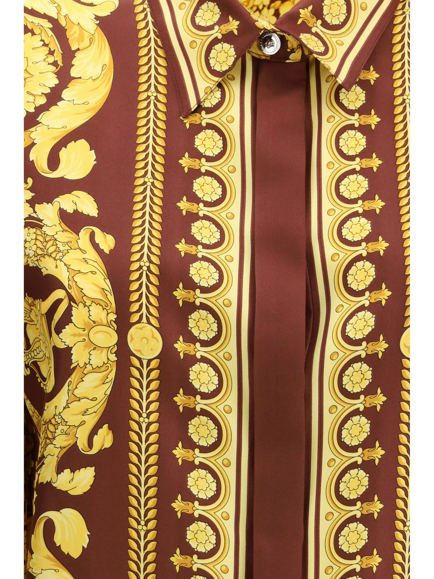 VERSACE 40 printed silk shirt 