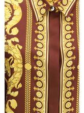 VERSACE 40 printed silk shirt 