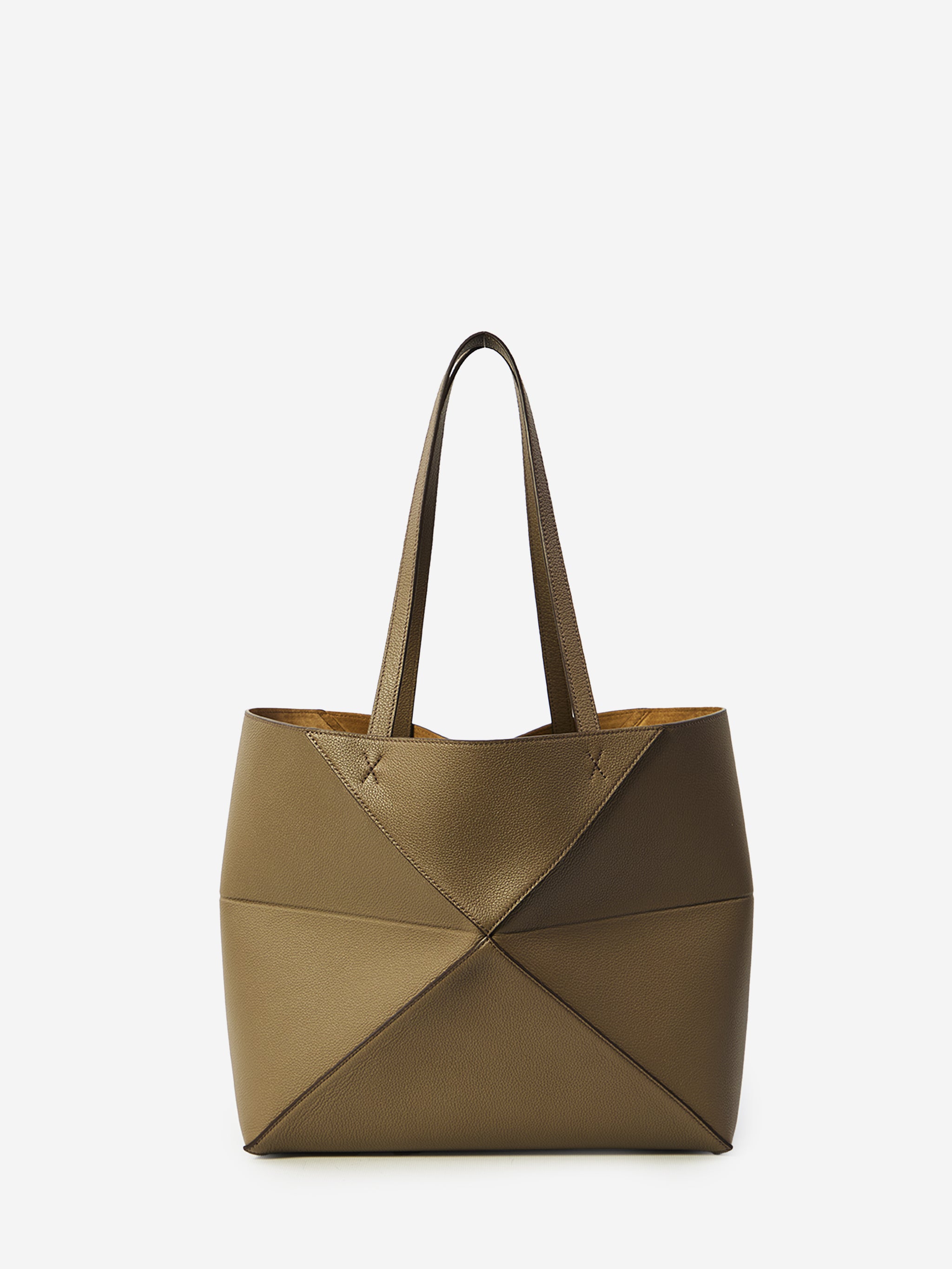 medium horizontal puzzle fold tote bag
