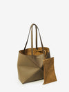 medium horizontal puzzle fold tote bag