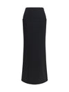wool column skirt
