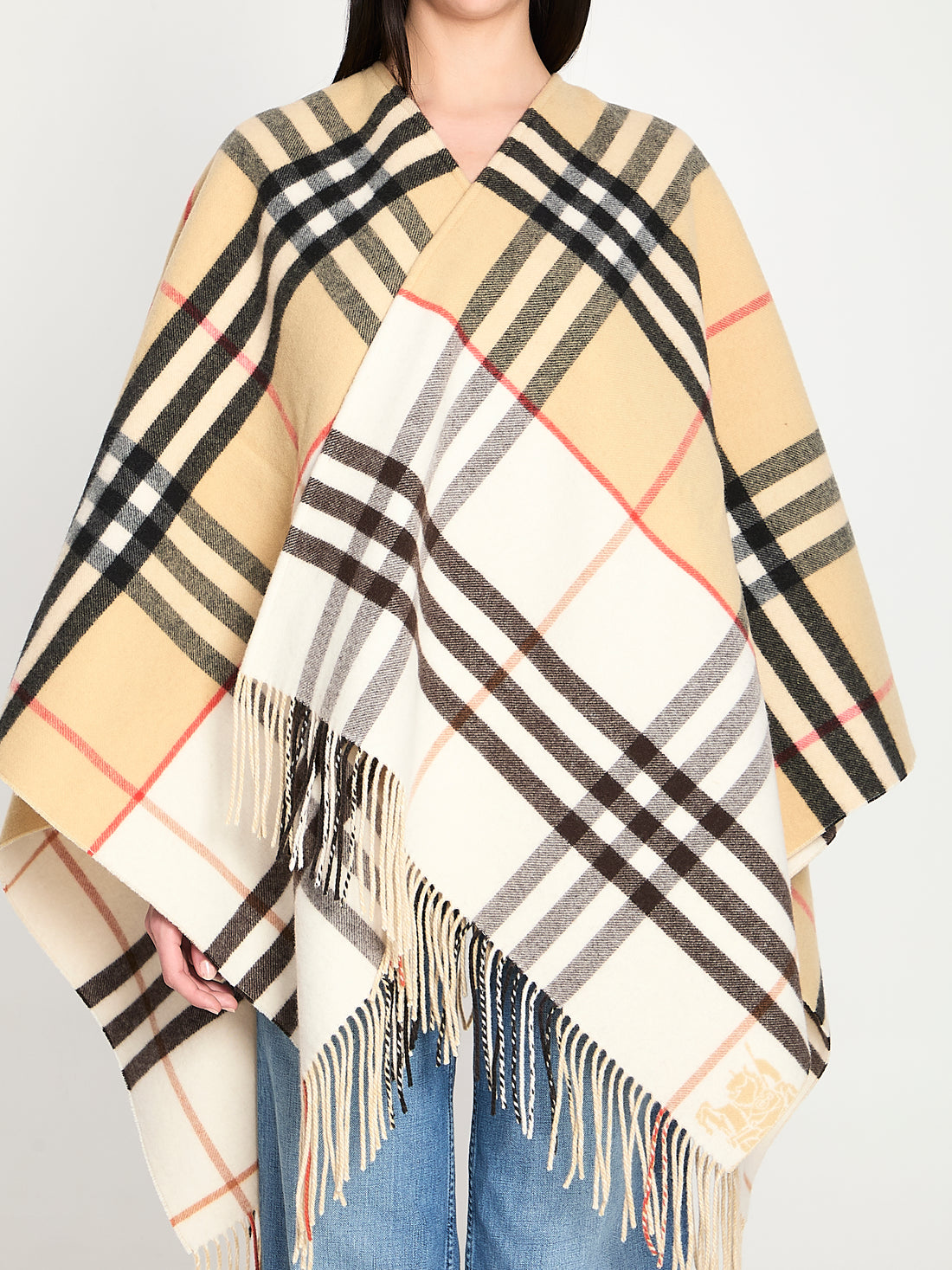 BURBERRY OS double check wrap
