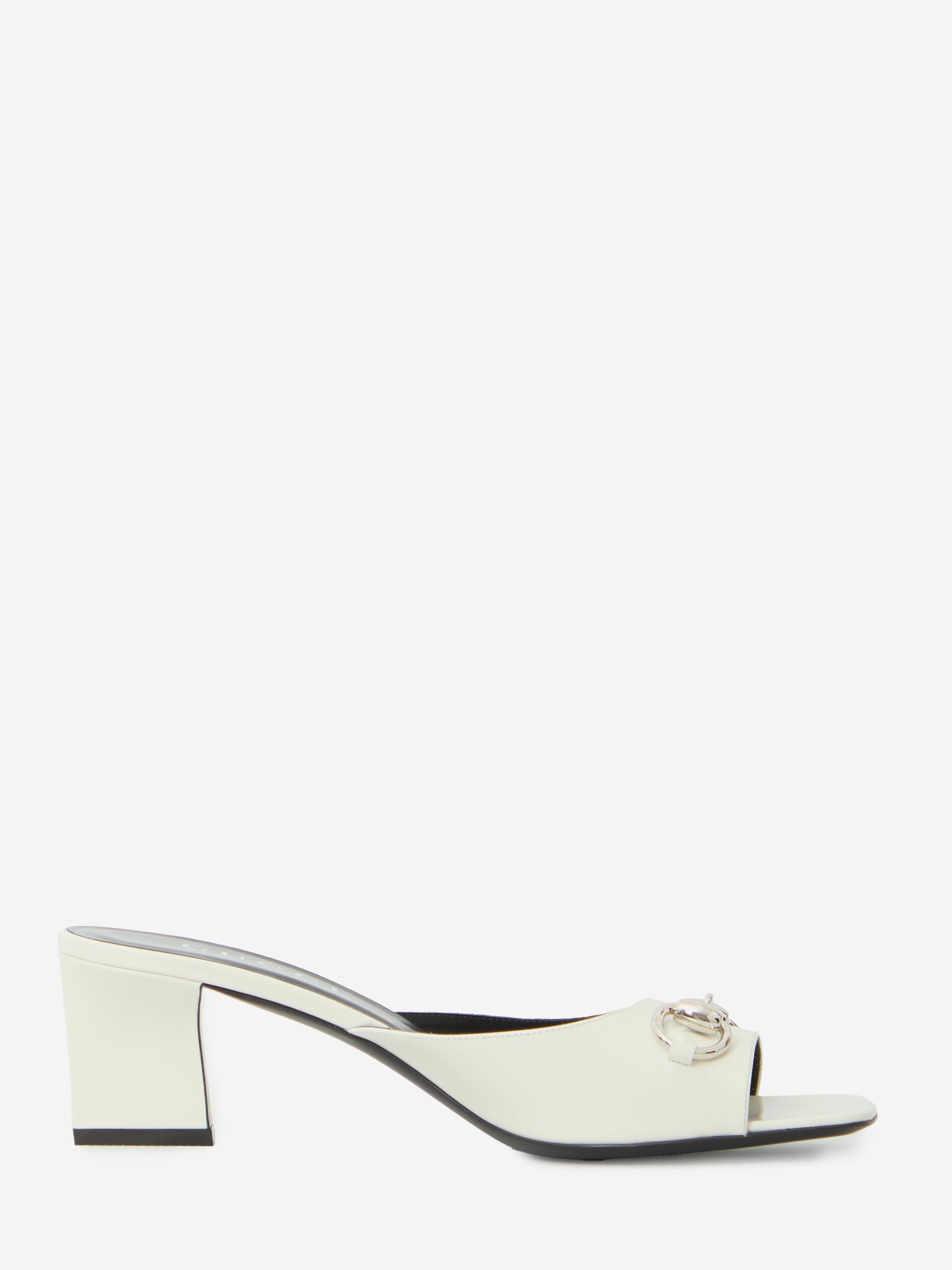 white bamboo signora mules