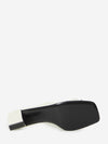 white bamboo signora mules