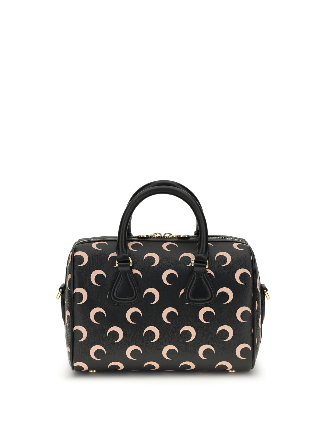 MARINE SERRE OS moon canvas strike handbag