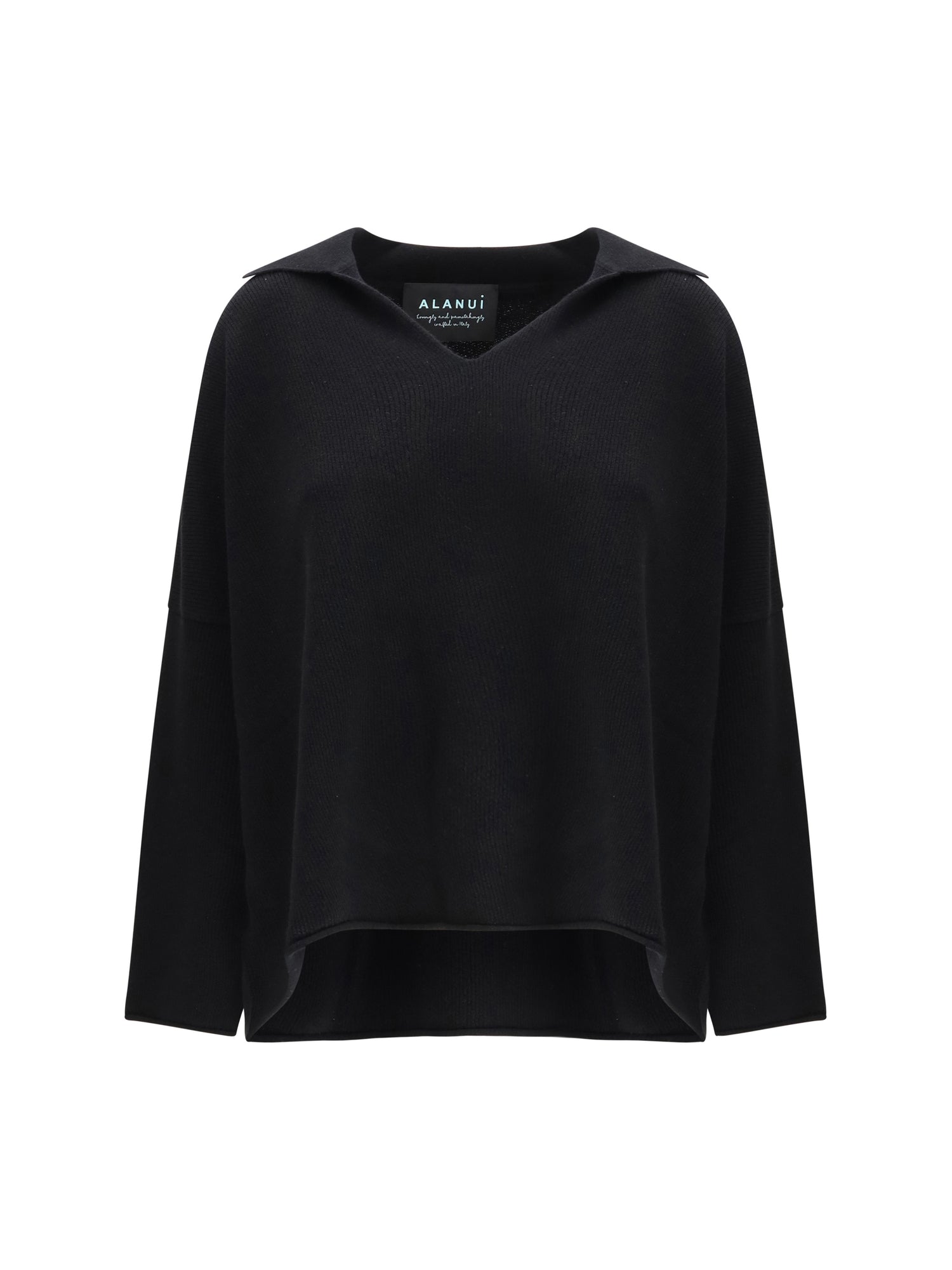 ALAIA S sweater with polo collar