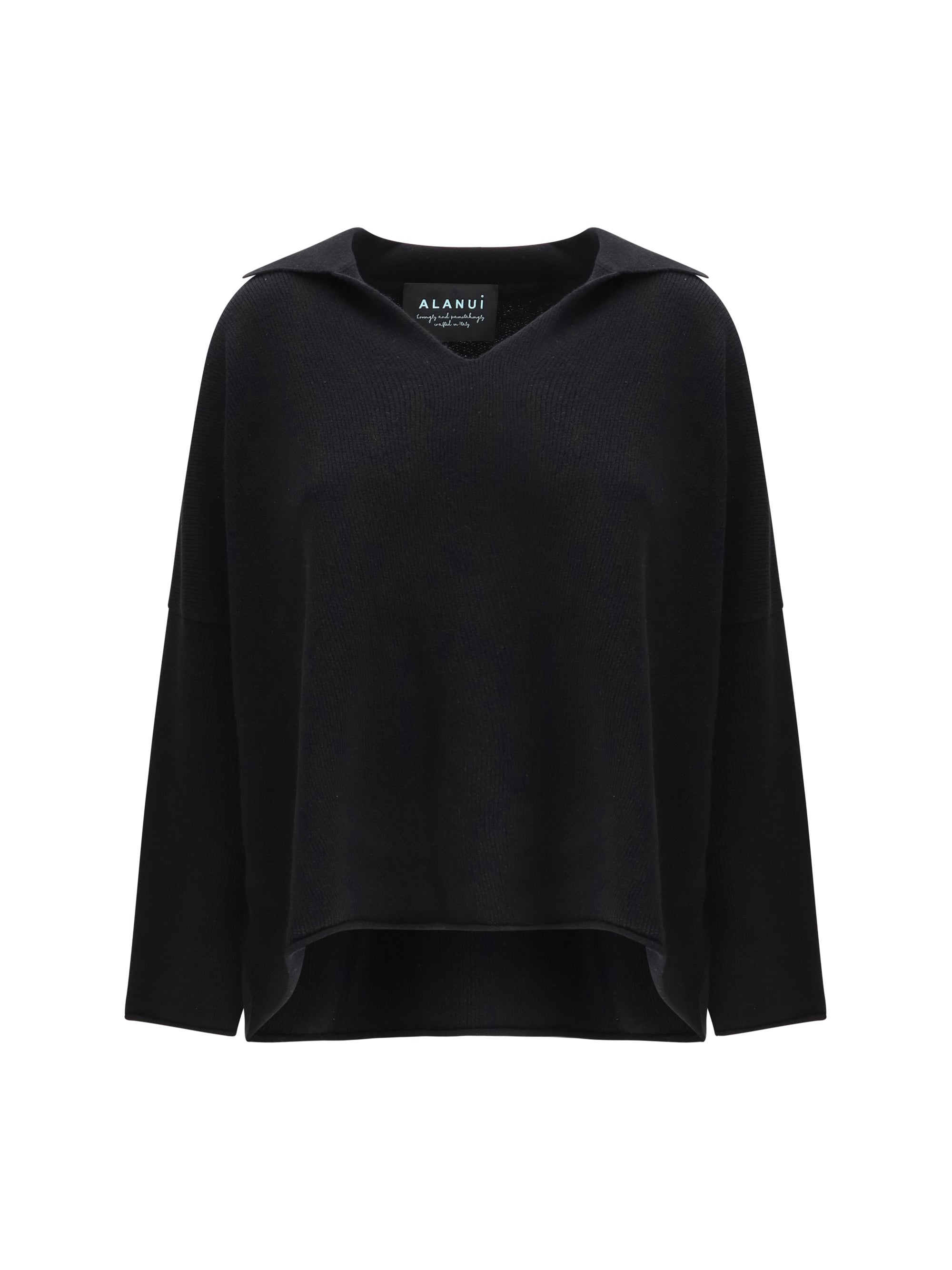 ALAIA S sweater with polo collar