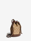 mini bucket bag with web strap