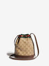 mini bucket bag with web strap