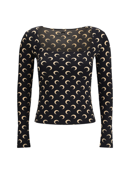 MARINE SERRE M recycled moon top