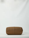 hammered leather medium tote bag