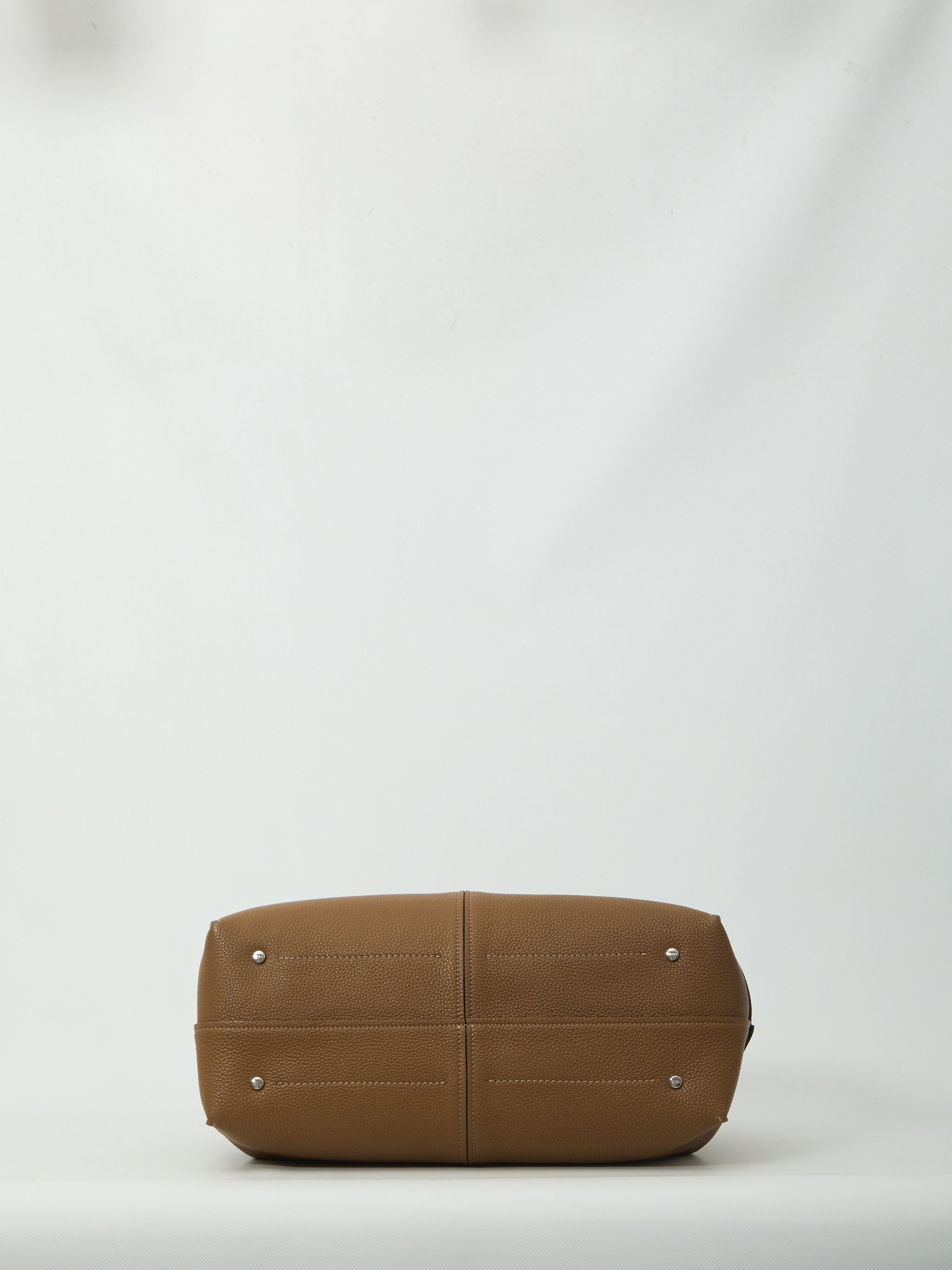hammered leather medium tote bag