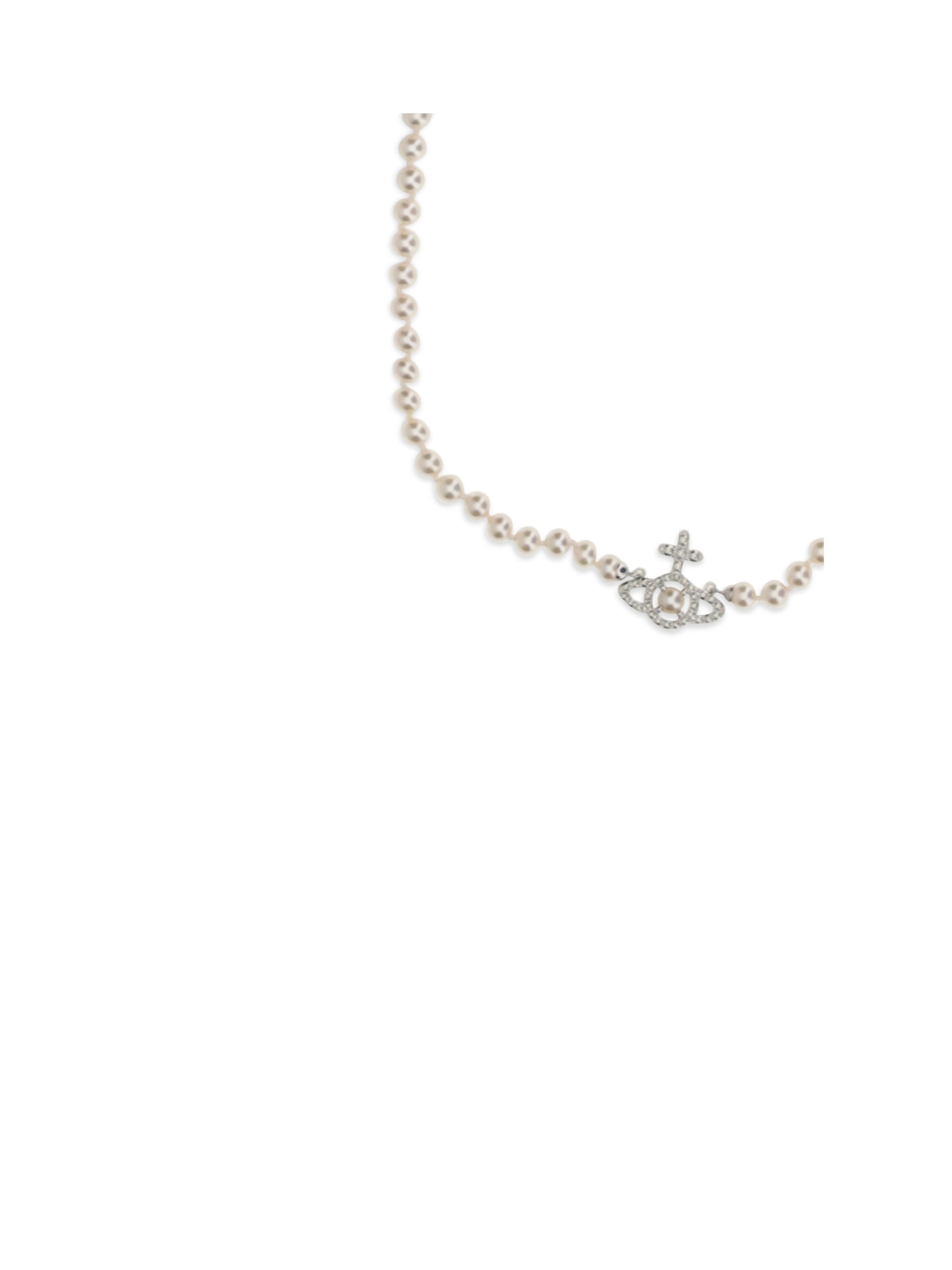 olympia pearl orb pendant necklace