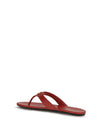 patent leather thong sandals