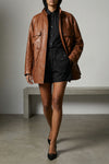 antique leather caban