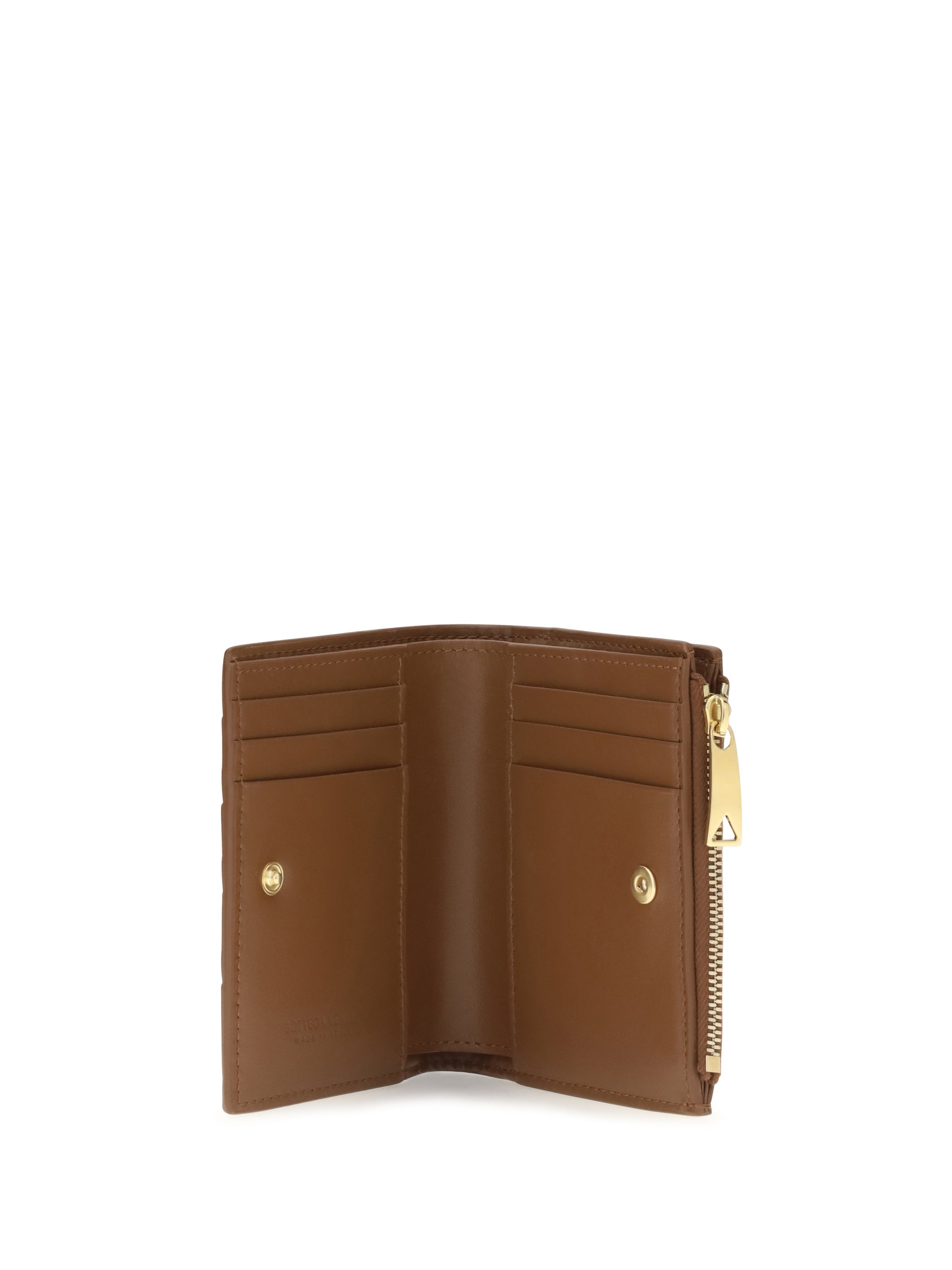 lambskin intrecciato wallet