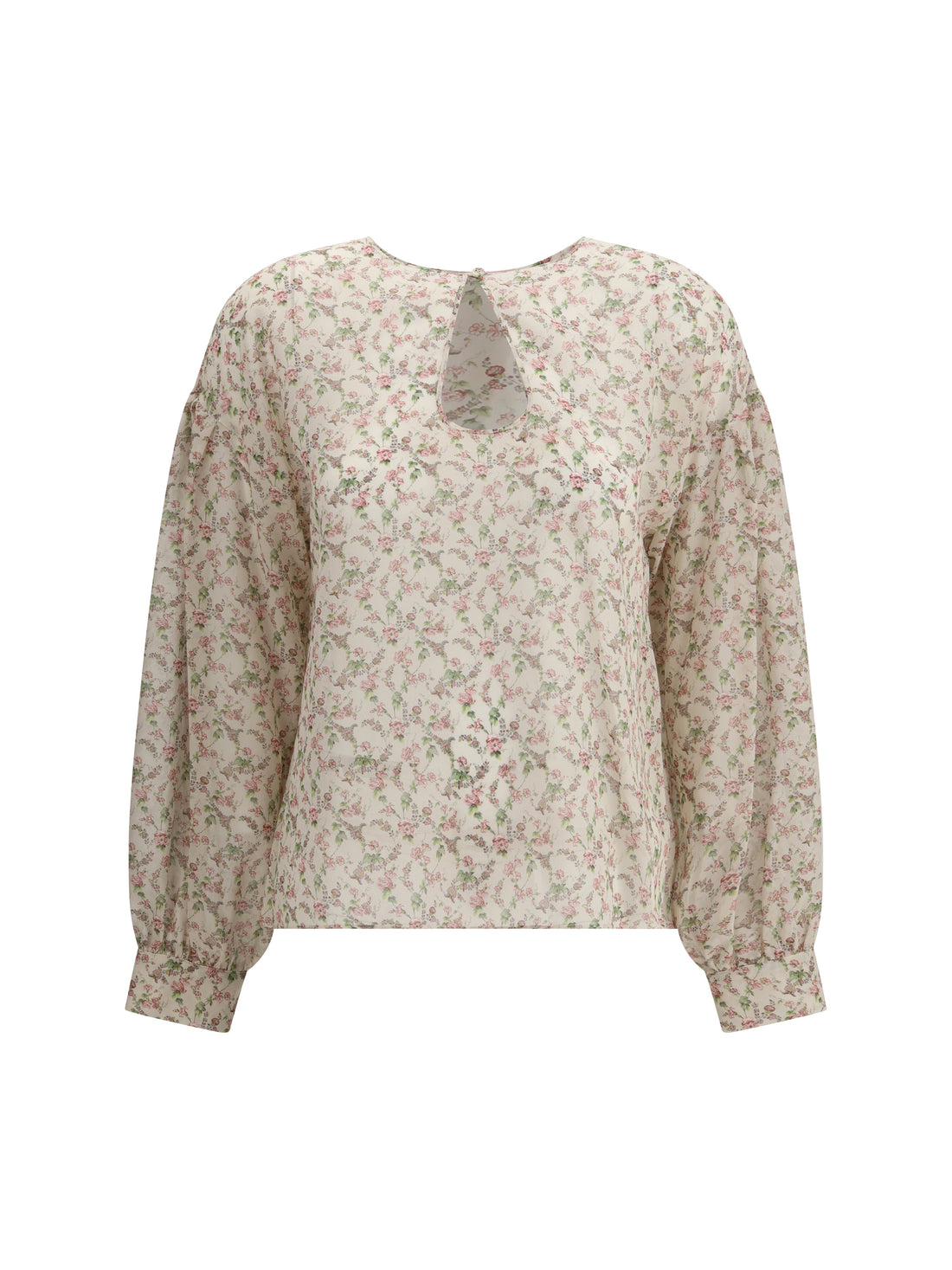 KRISTINA TI 42 floral print silk blouse