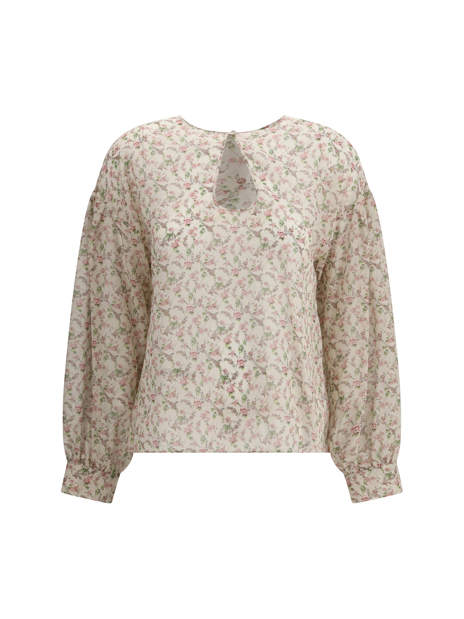 KRISTINA TI 42 floral print silk blouse