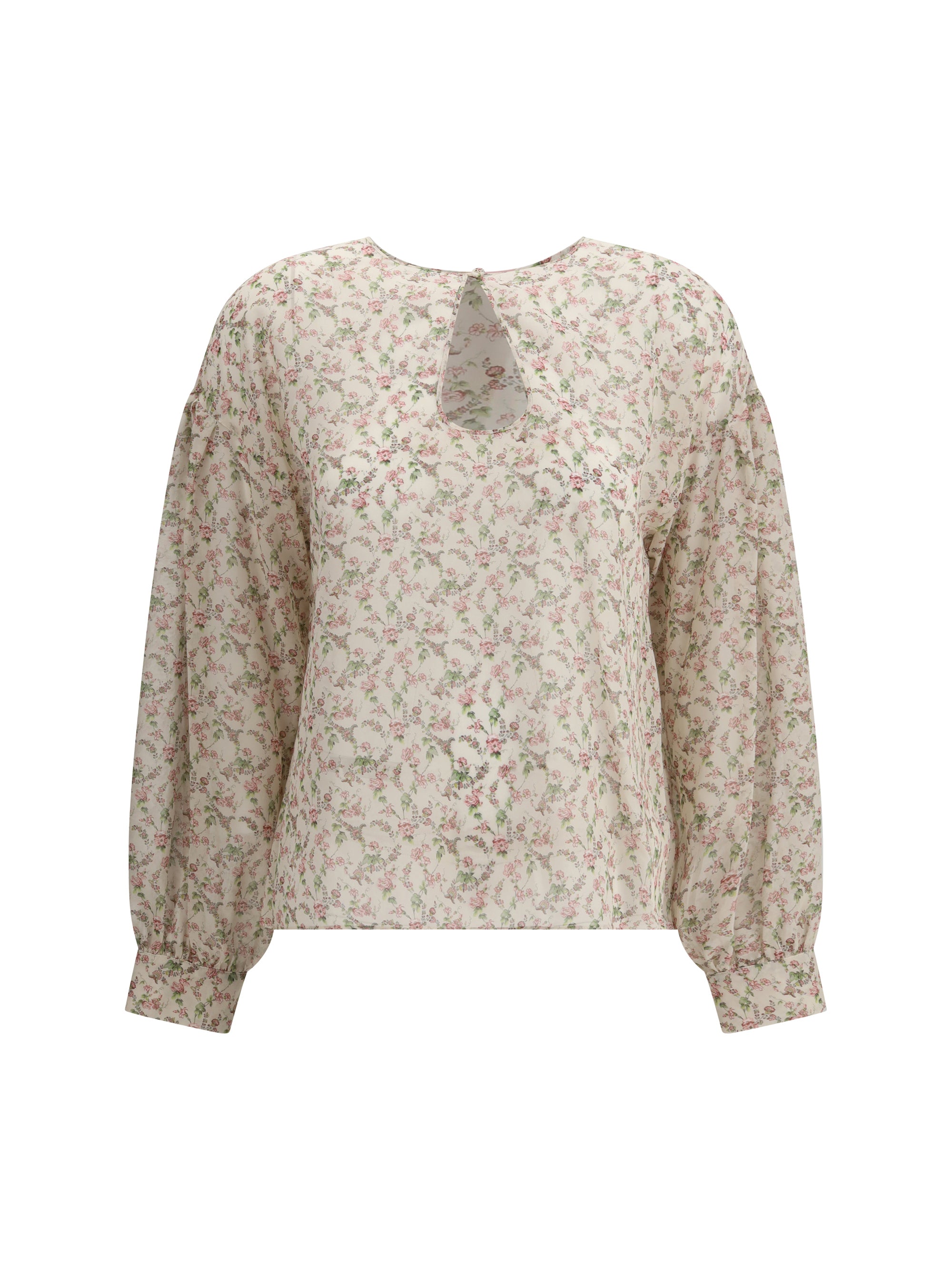 KRISTINA TI 42 floral print silk blouse