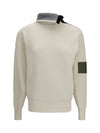 high-neck wool sweater