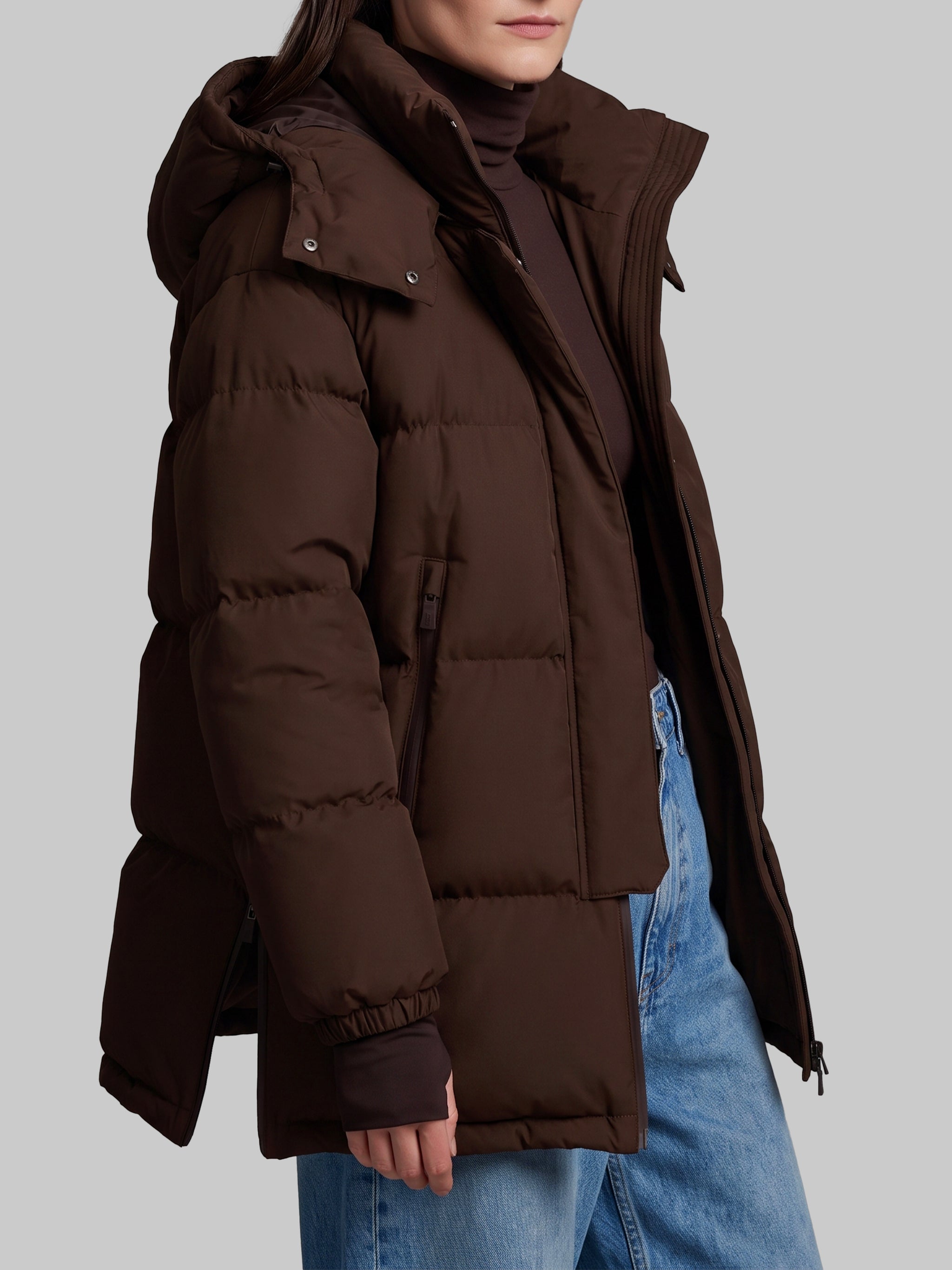 relaxed jacket in 2-layer windstopper