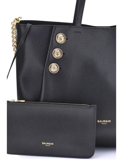 BALMAIN OS embl?me tote bag