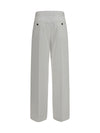 tailored cotton pants