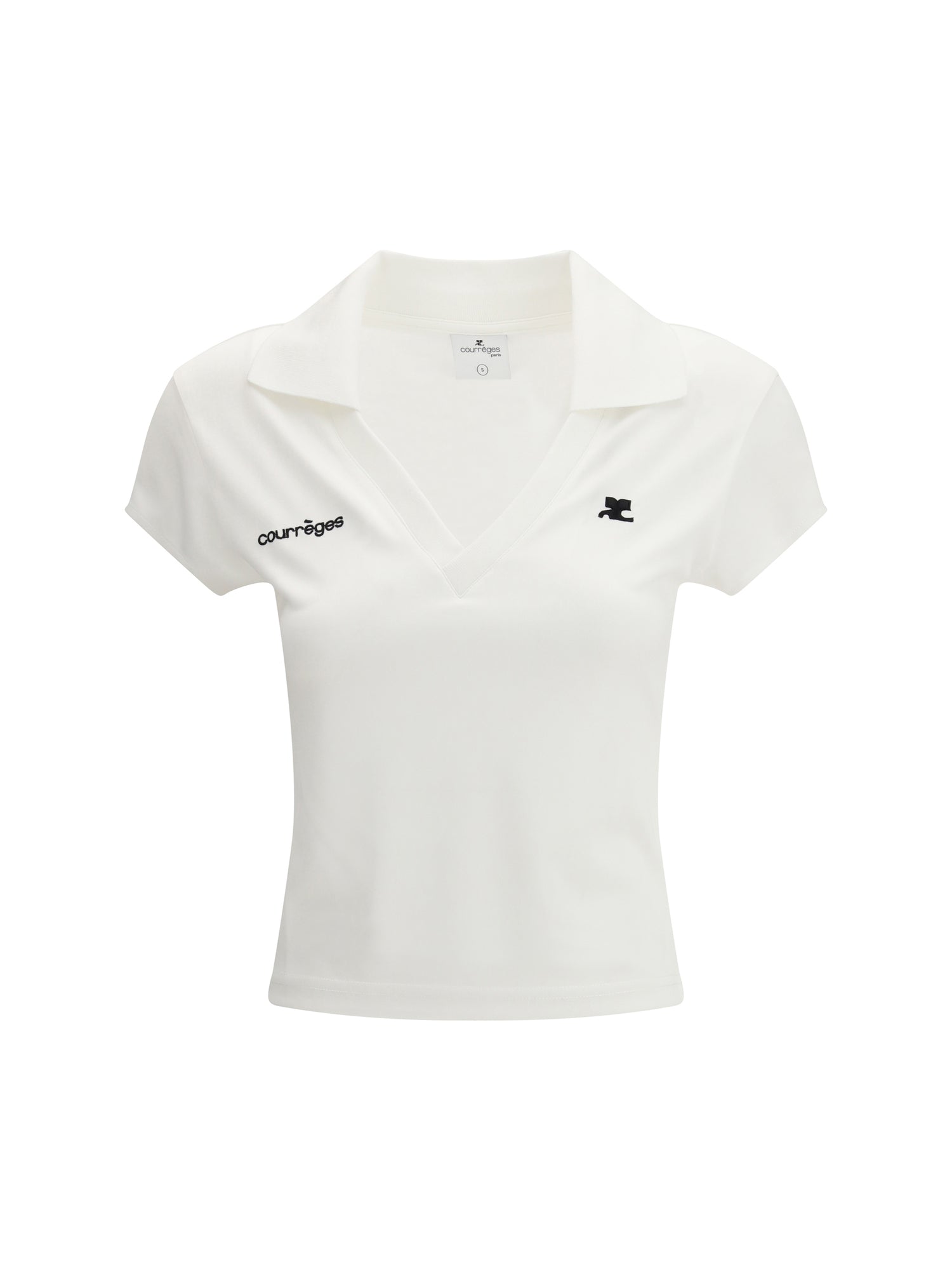 COURRÈGES M sports cropped polo