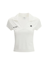 COURRÈGES M sports cropped polo
