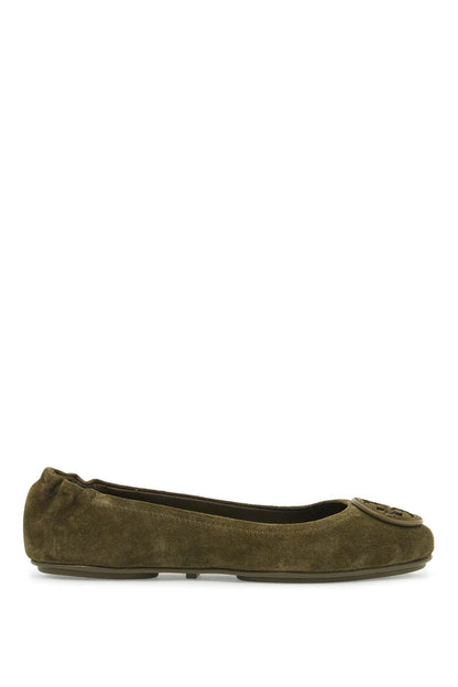 suede minnie travel ballet flats