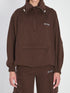 THE ATTICO 38 brown anorak sweatshirt