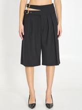 CHLOE 38 bermuda shorts with double belt