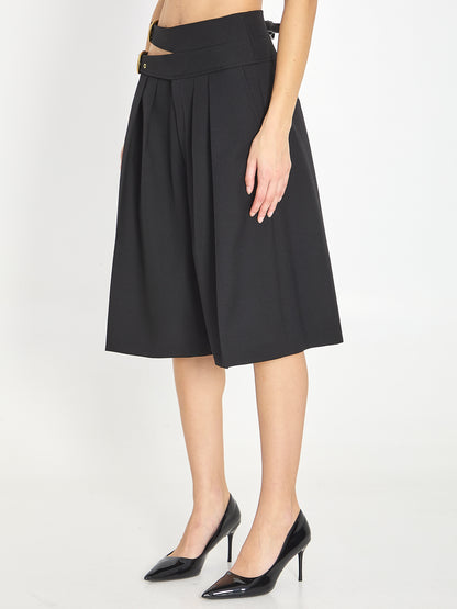 CHLOE 38 bermuda shorts with double belt