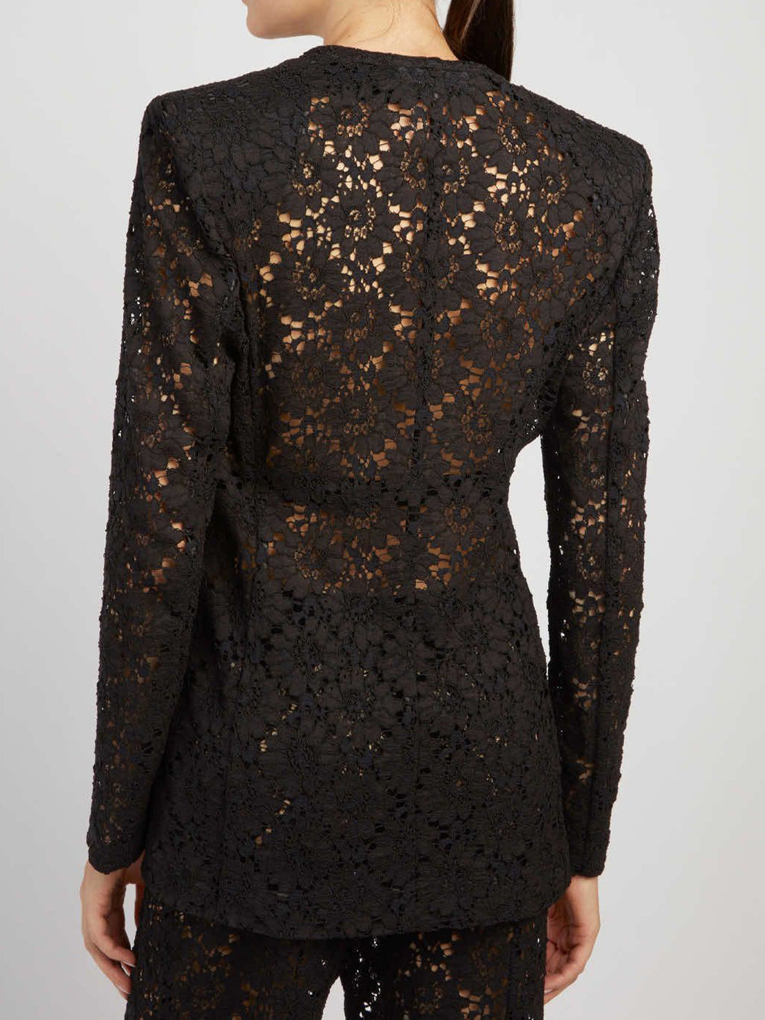 FEDERICA TOSI 40 lace jacket with slits