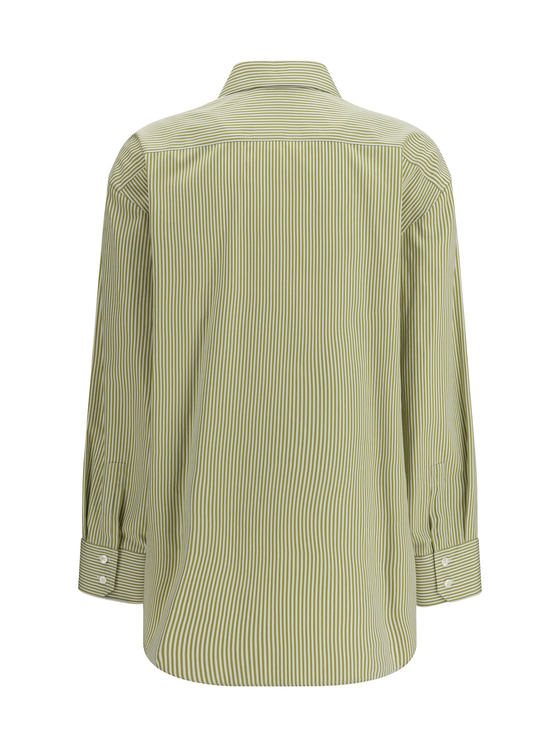 SAINT LAURENT 38 vertical striped button shirt