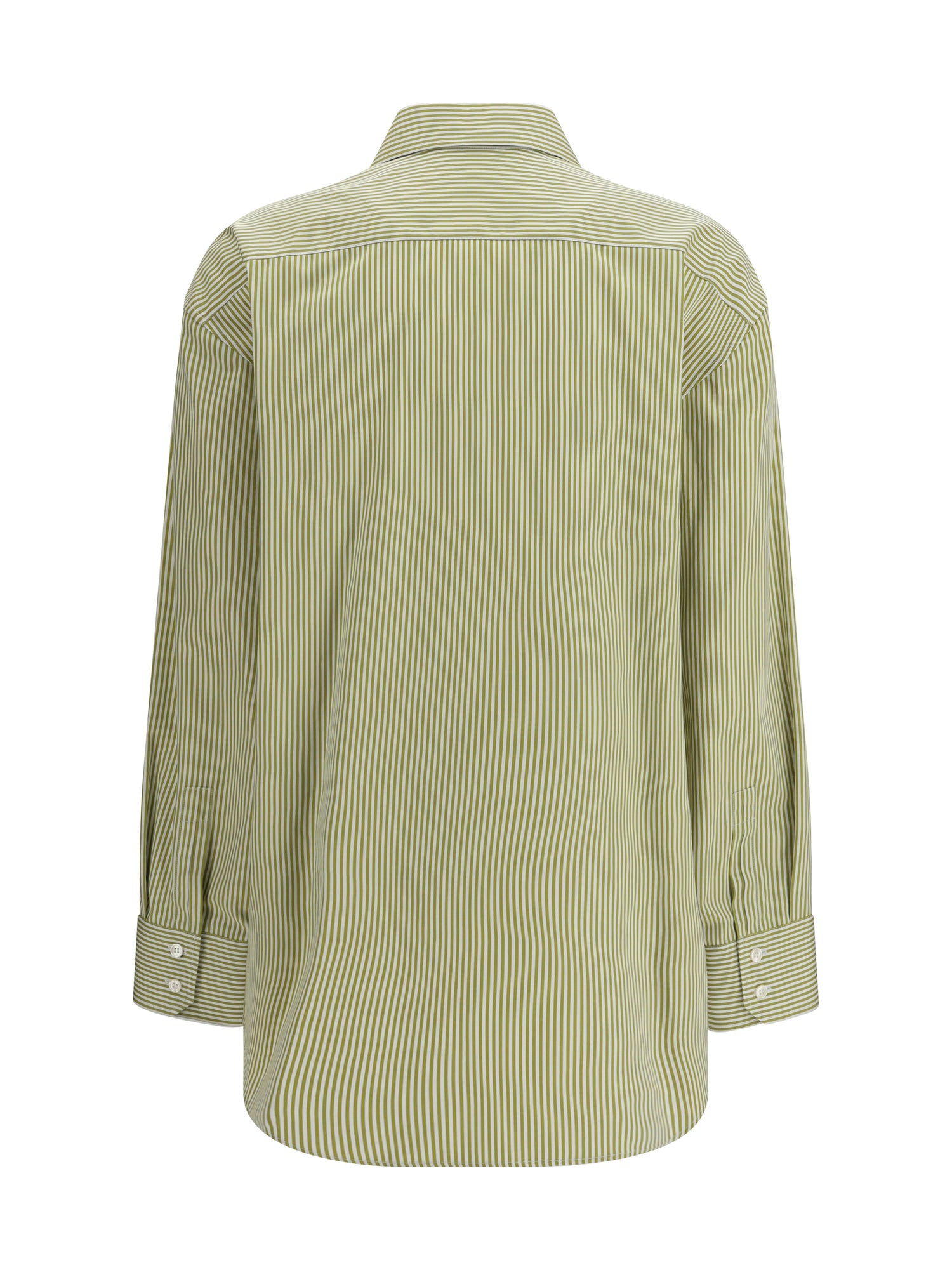 SAINT LAURENT 38 vertical striped button shirt