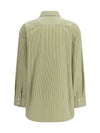 vertical striped button shirt