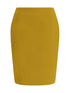SAINT LAURENT 38 satin pencil skirt