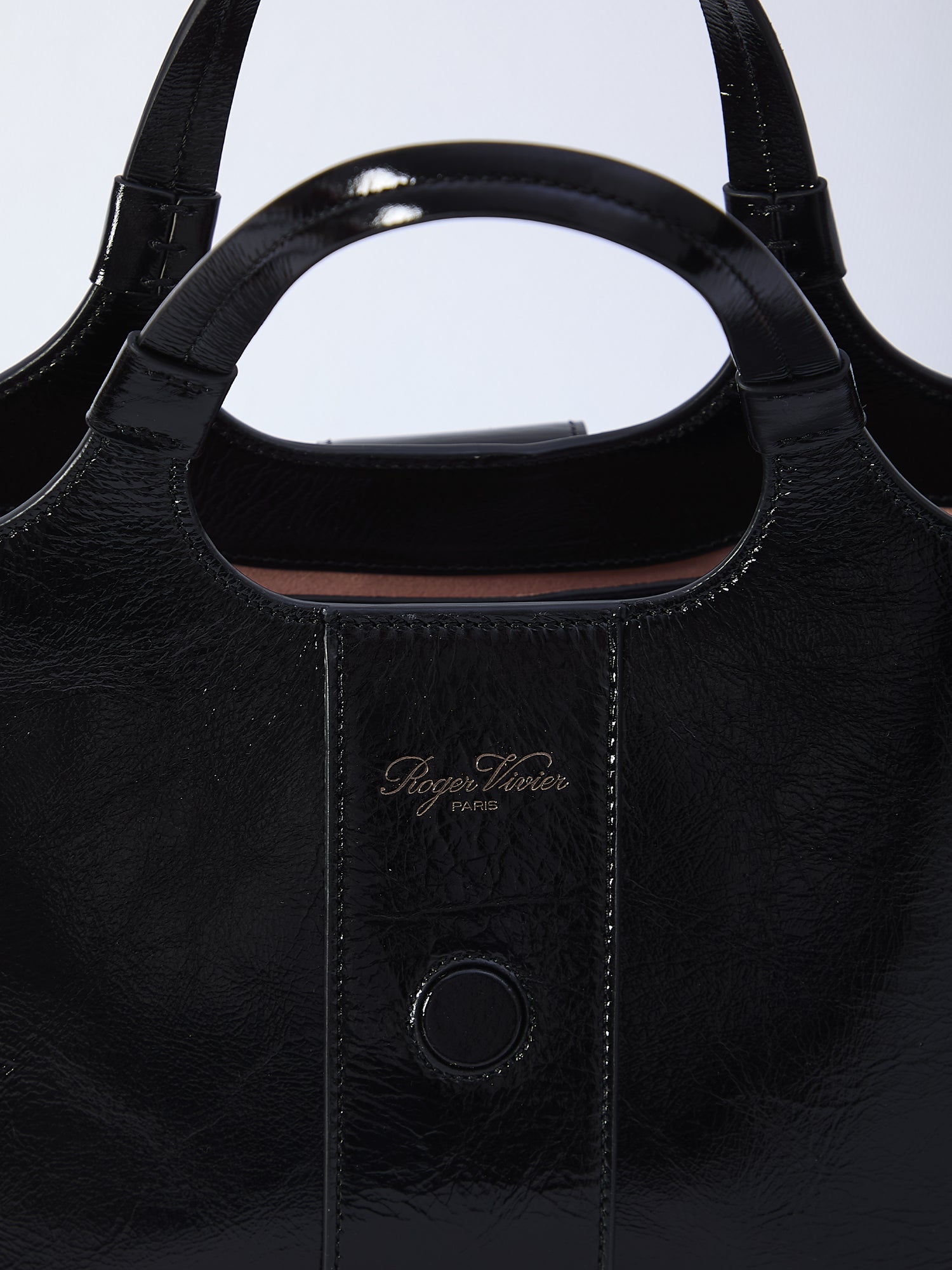 ROGER VIVIER OS grand vivier choc mini bag