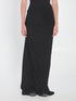 ALAIA 36 long draped jersey dress