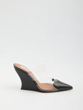 ALAIA 36 le coeur wedge mules