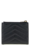quilted grain de poudre embossed leather wallet