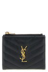 quilted grain de poudre embossed leather wallet