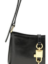 lock leather shoulder bag