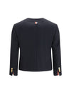 hopsack cardigan jacket