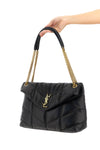 loulou puffer medium shoulder bag in calf leather