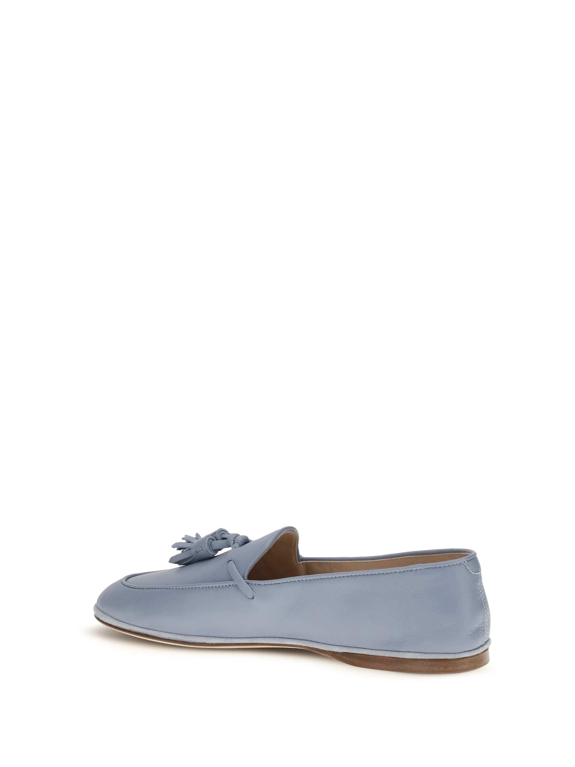 leather tassel loafers