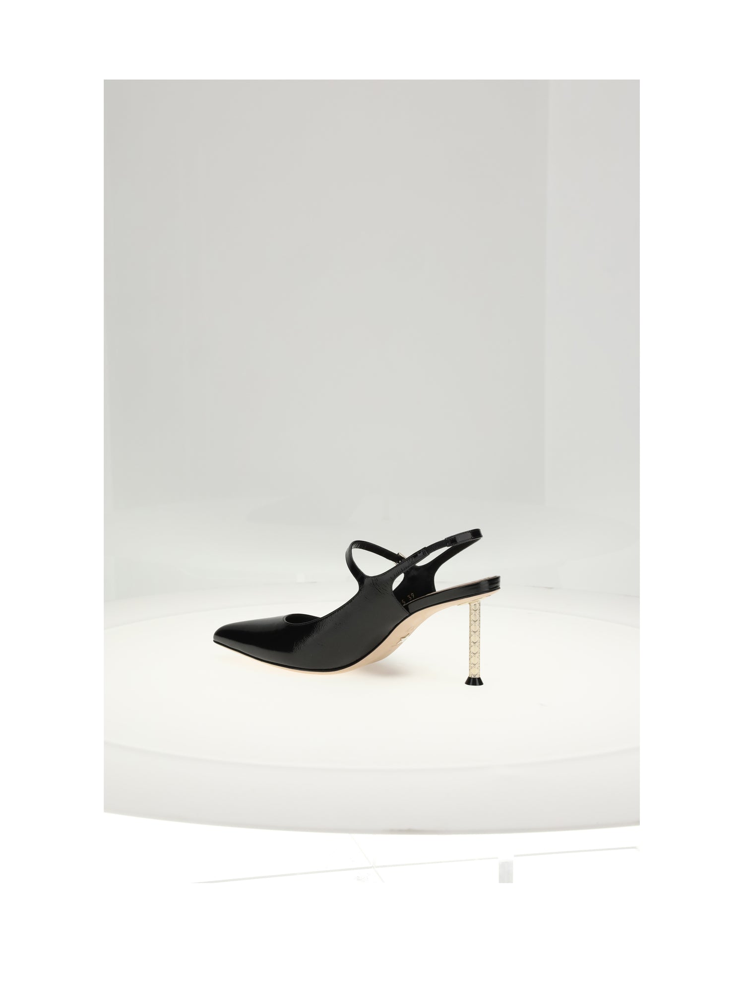 DIOR 38 slingback 8cm