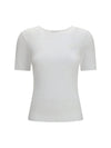 ribbed cotton t-shirt