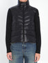 MONCLER XS padded wool cardigan
